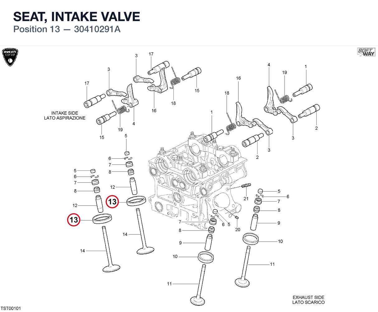 SEAT, INTAKE VALVE