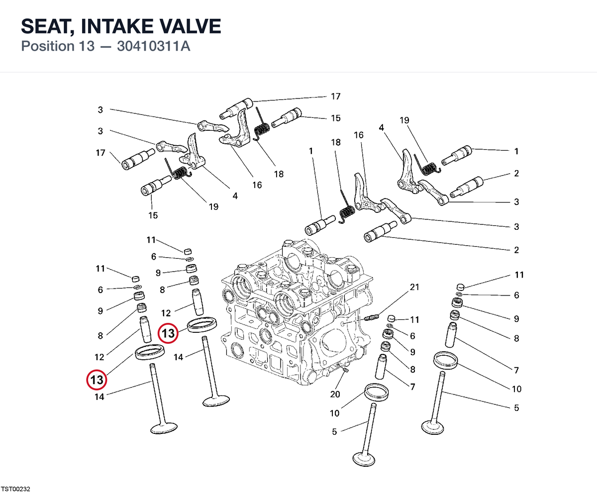 SEAT, INTAKE VALVE