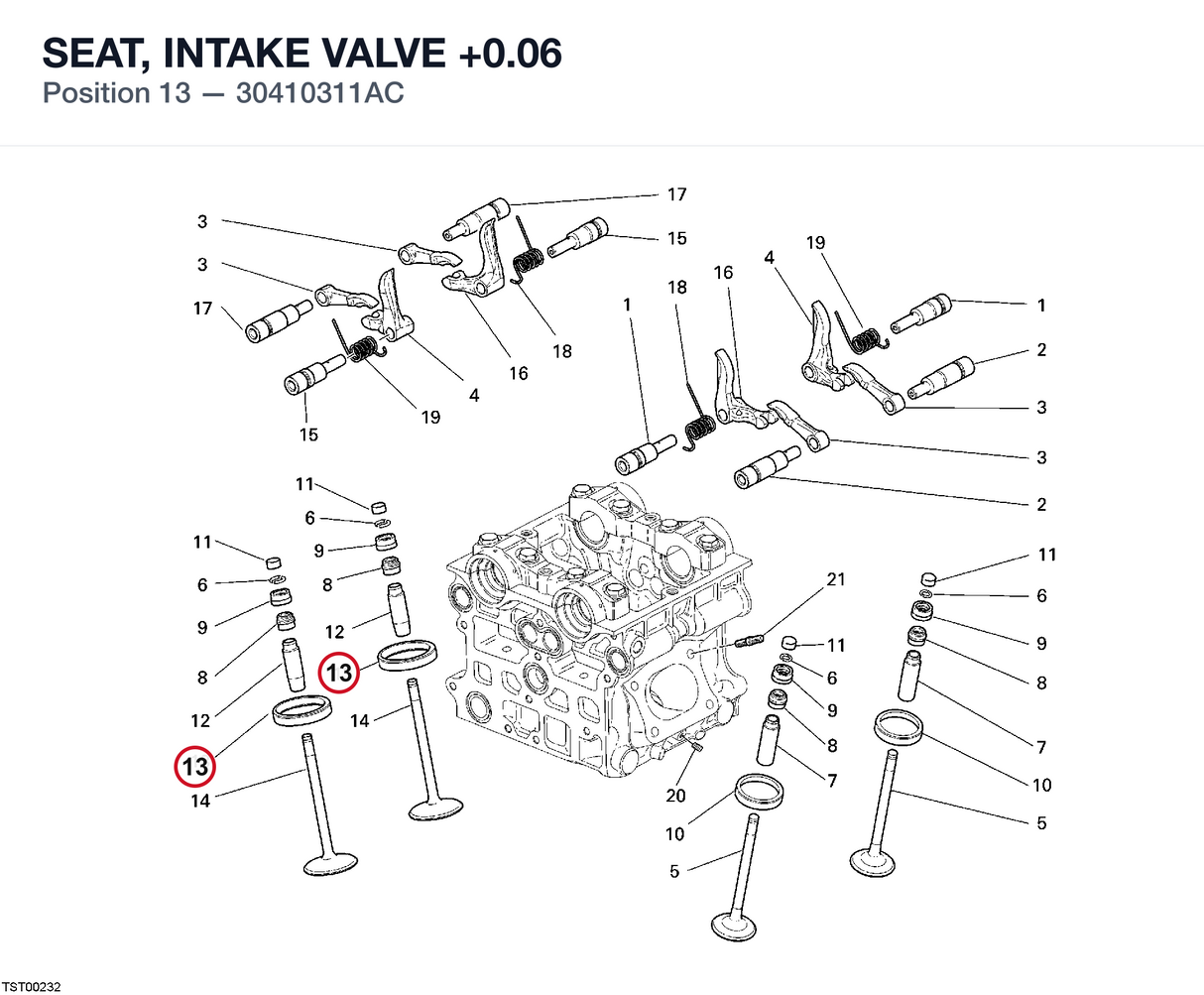 SEAT, INTAKE VALVE +0.06