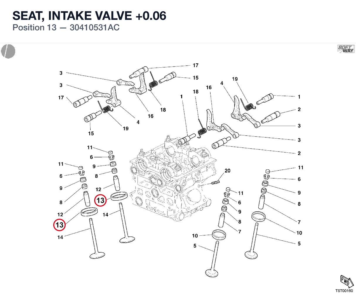 SEAT, INTAKE VALVE +0.06