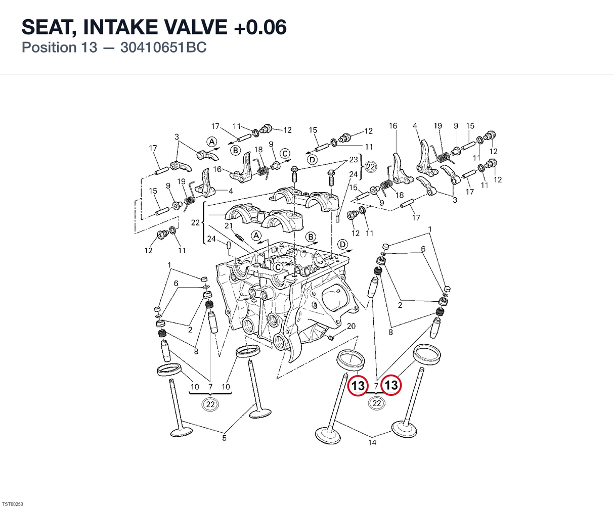 SEAT, INTAKE VALVE +0.06