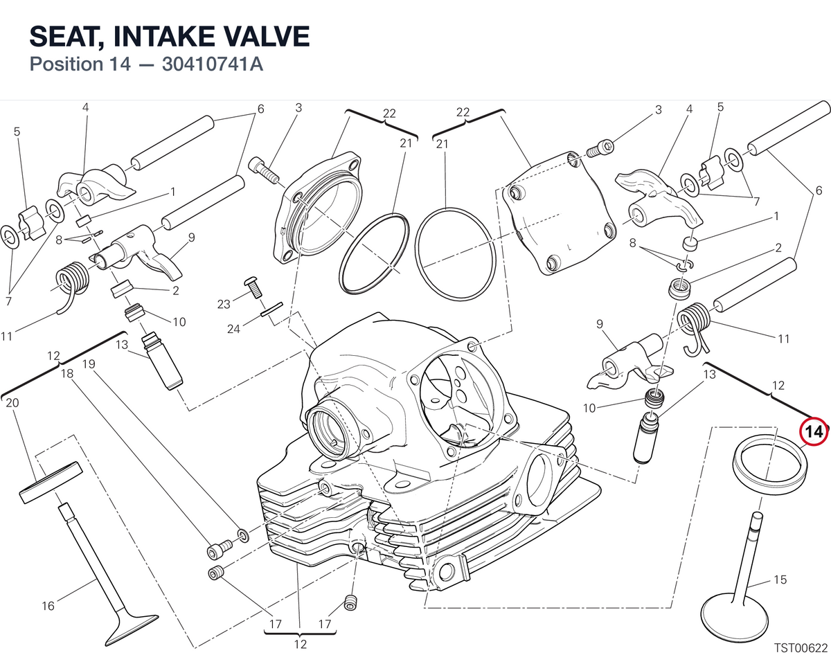 SEAT, INTAKE VALVE
