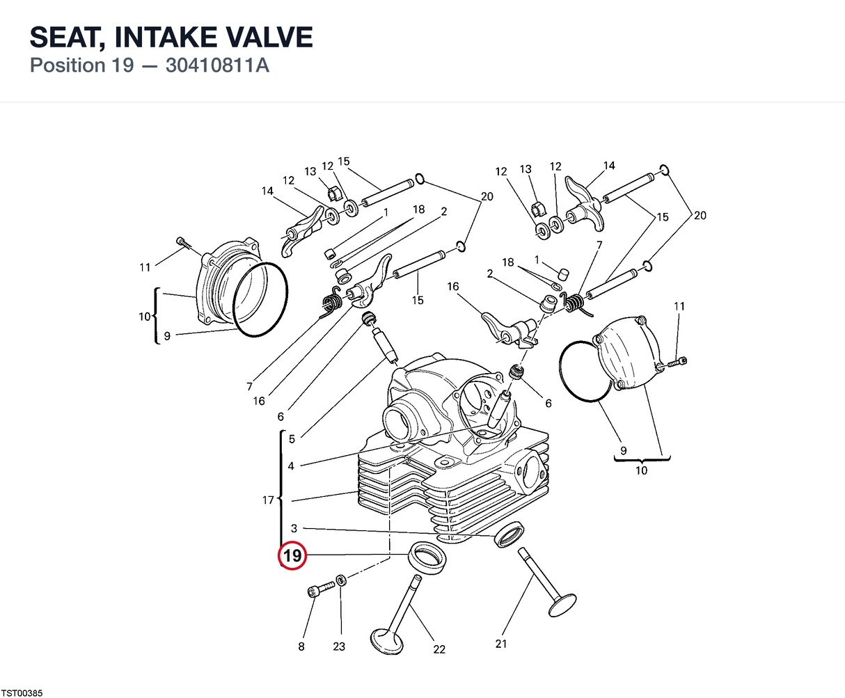 SEAT, INTAKE VALVE