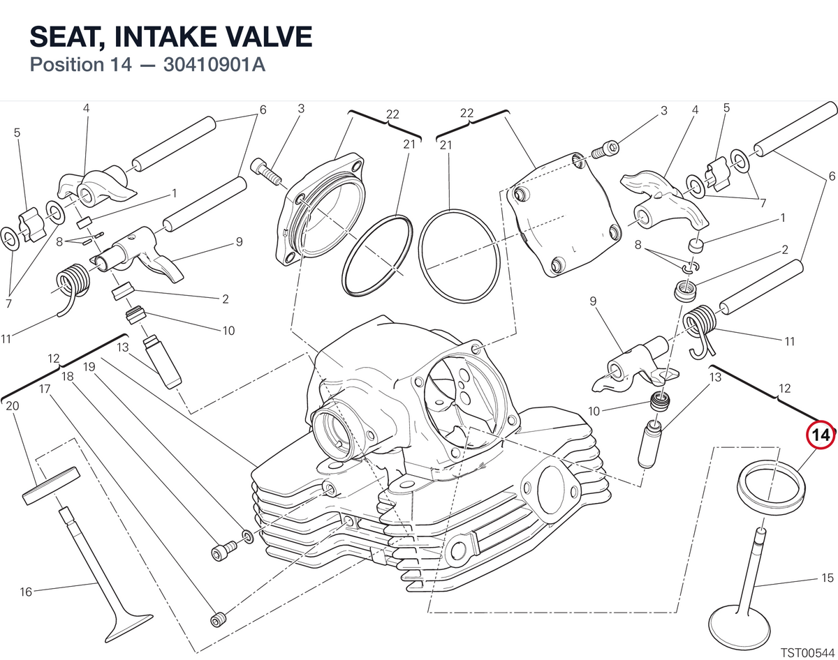 SEAT, INTAKE VALVE