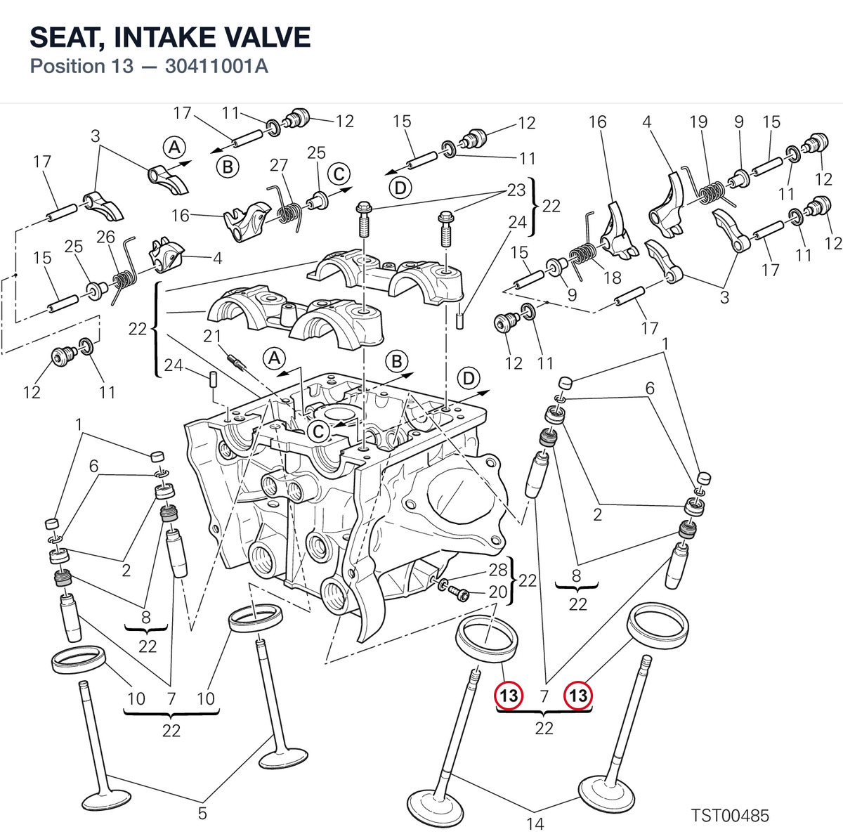 SEAT, INTAKE VALVE