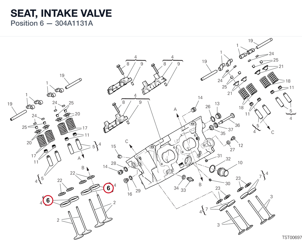 SEAT, INTAKE VALVE