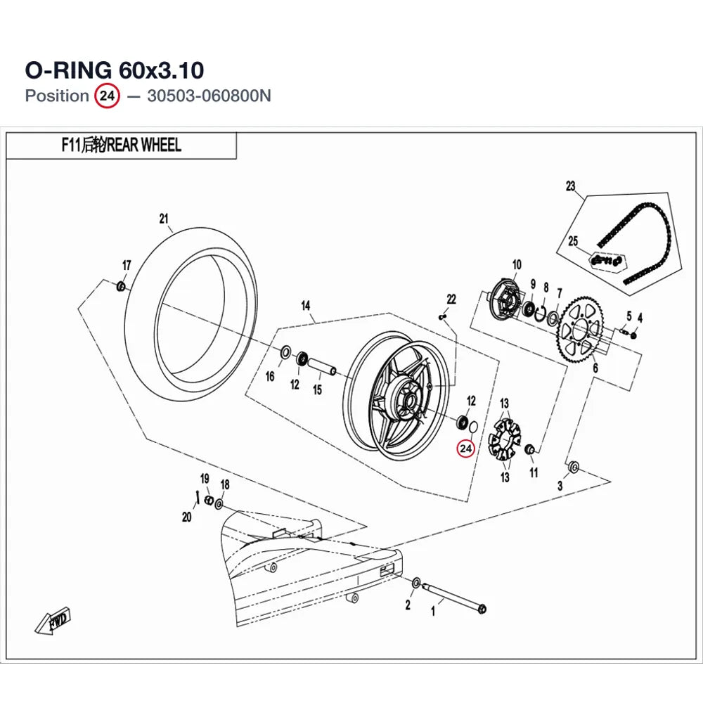 O-RING 60x3.10 product image