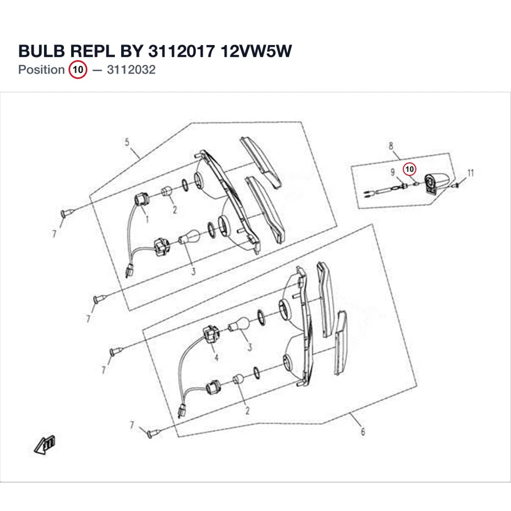 BULB REPL BY 3112017 product image