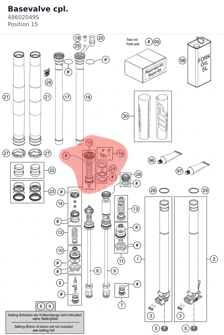 Diagram preview: Basevalve cpl. (48602049S)