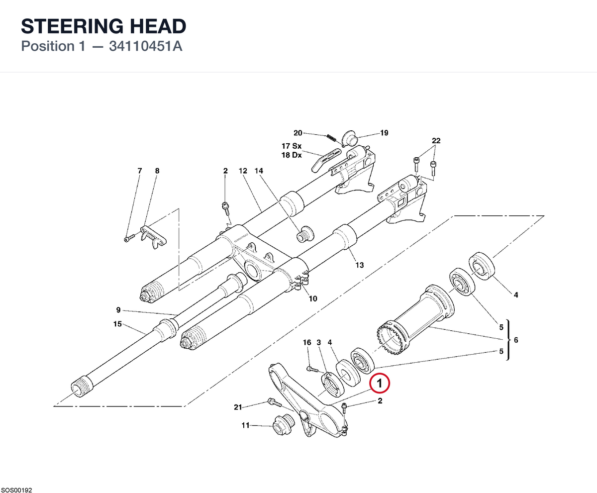 STEERING HEAD