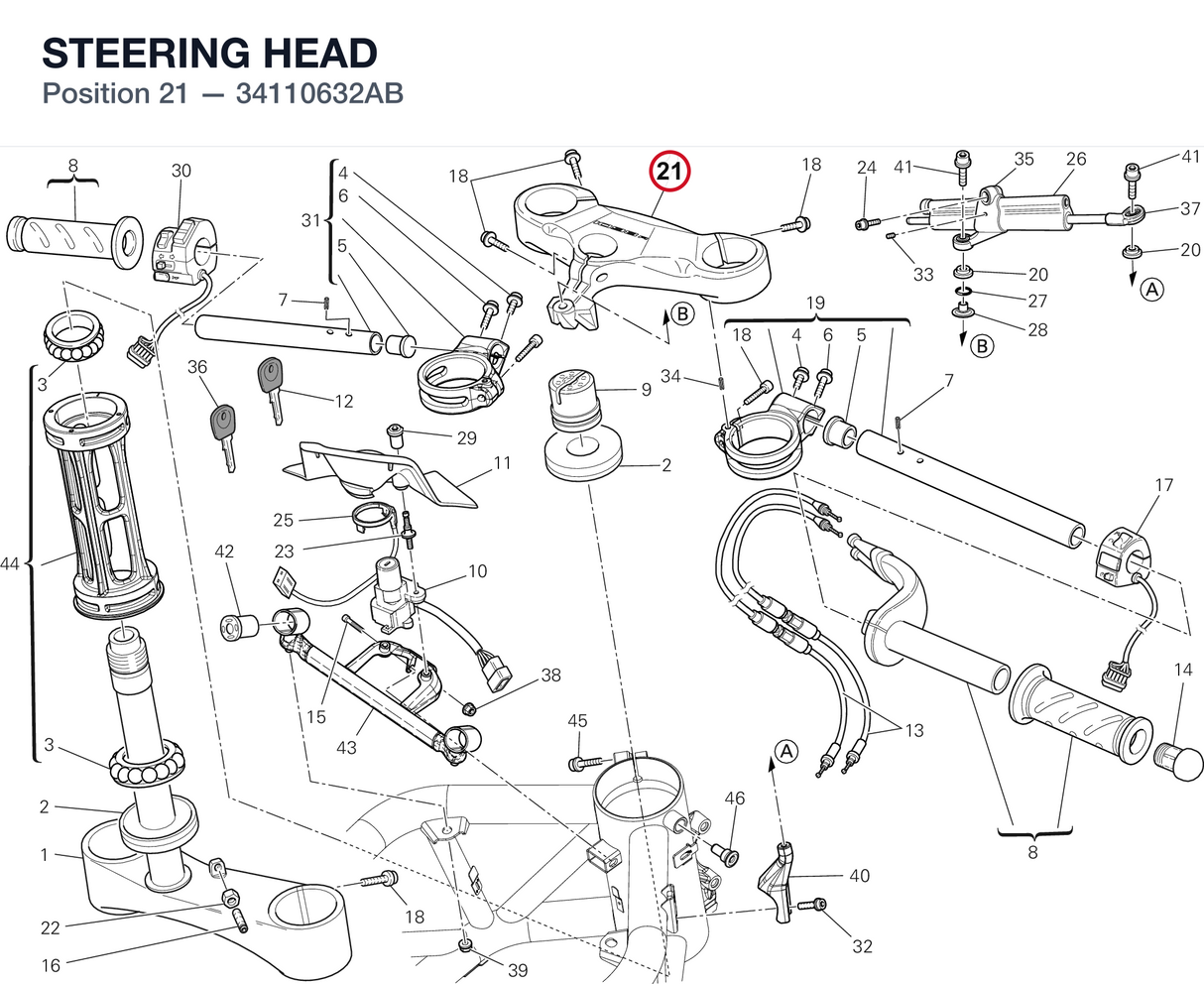 STEERING HEAD