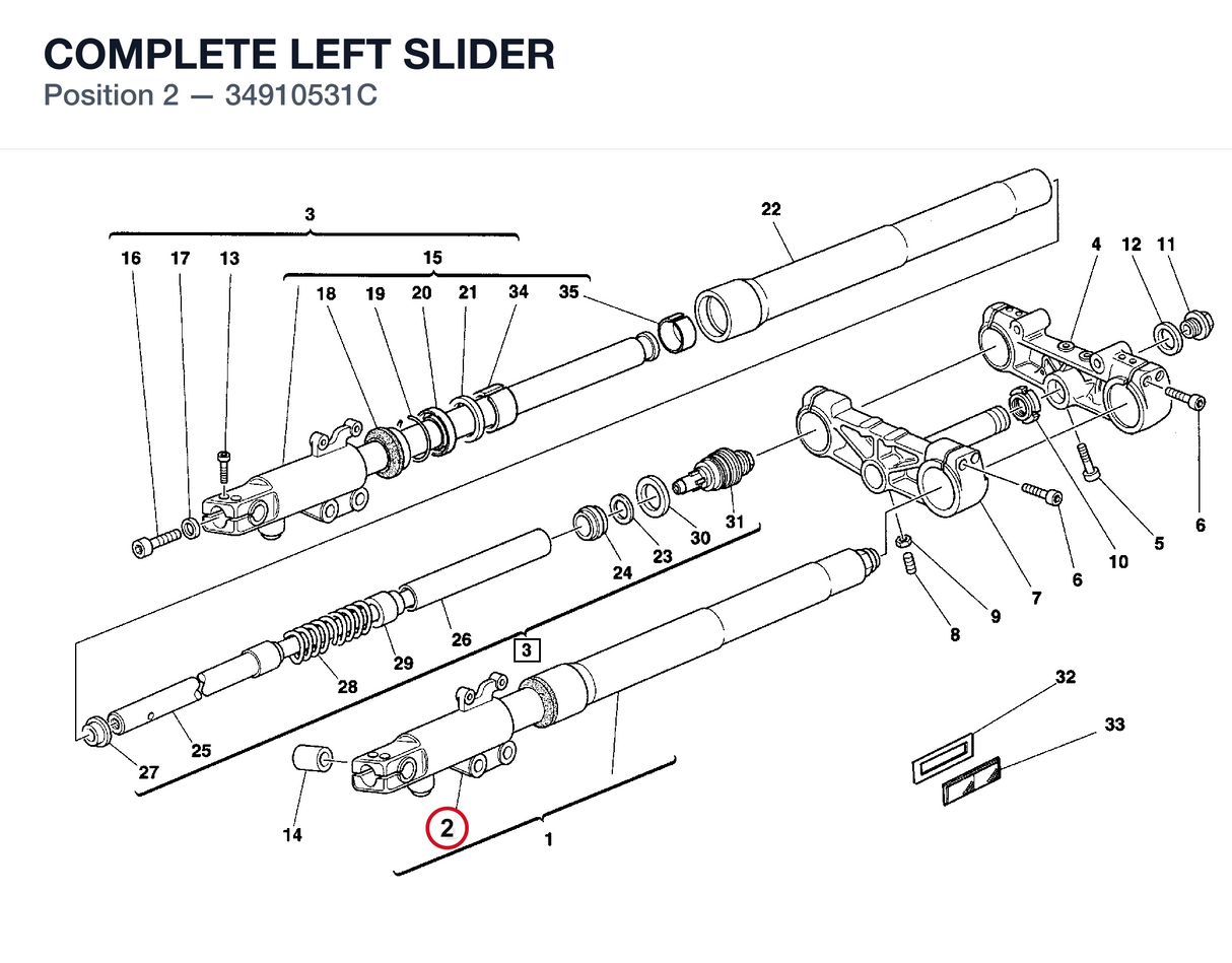 COMPLETE LEFT SLIDER