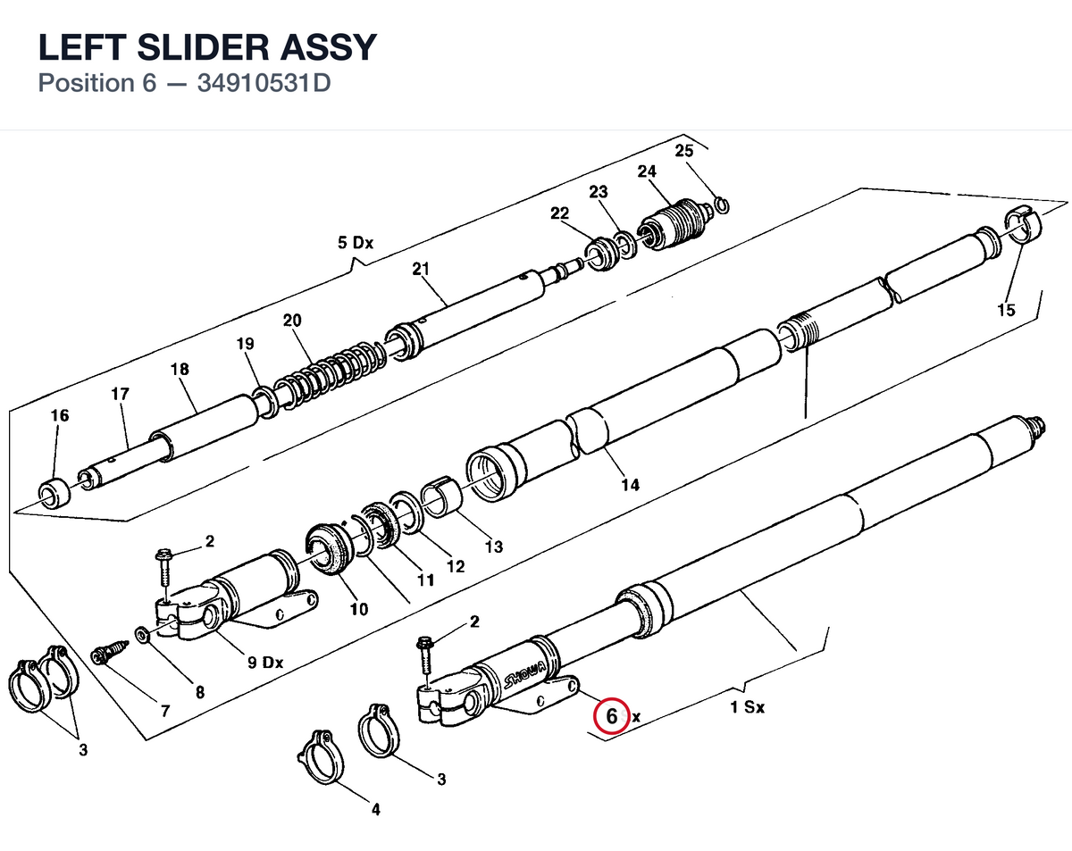 LEFT SLIDER ASSY