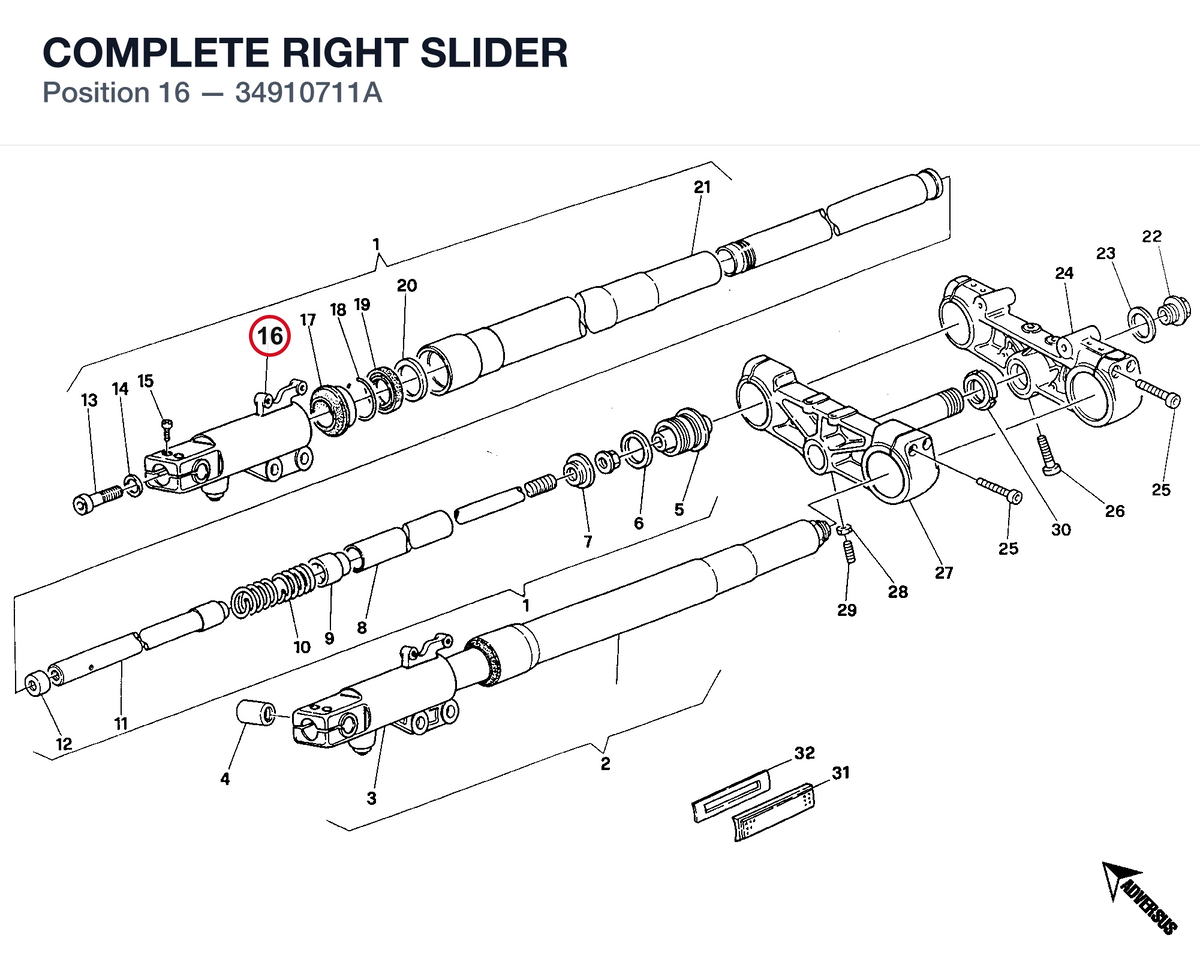 COMPLETE RIGHT SLIDER