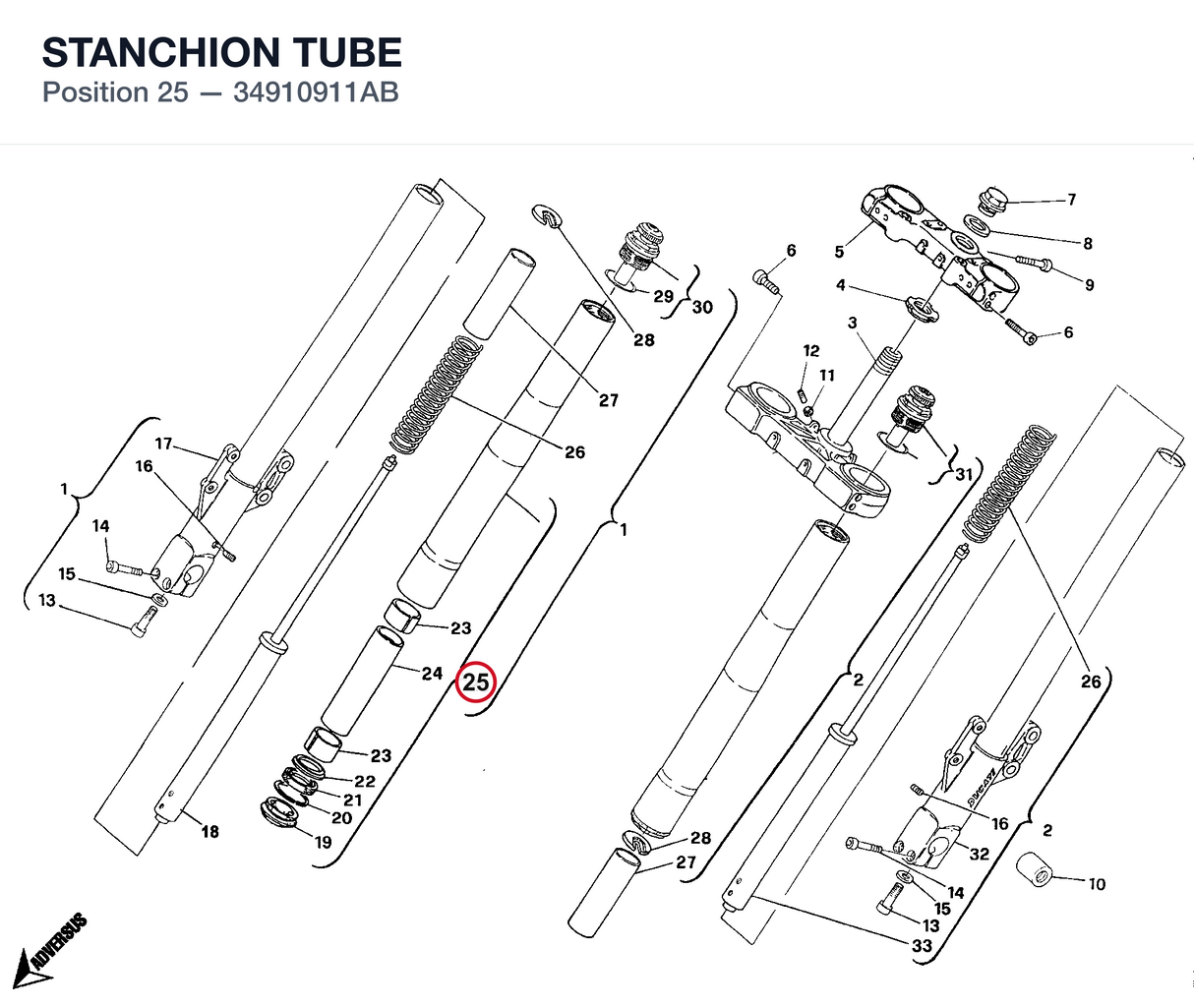 STANCHION TUBE