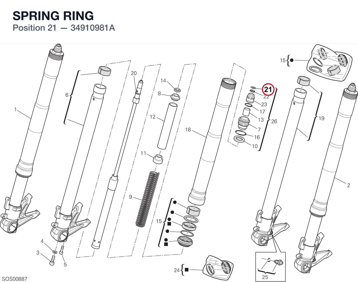 SPRING RING 34910981A diagram position
