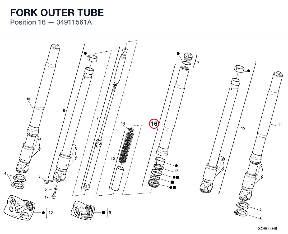 FORK OUTER TUBE