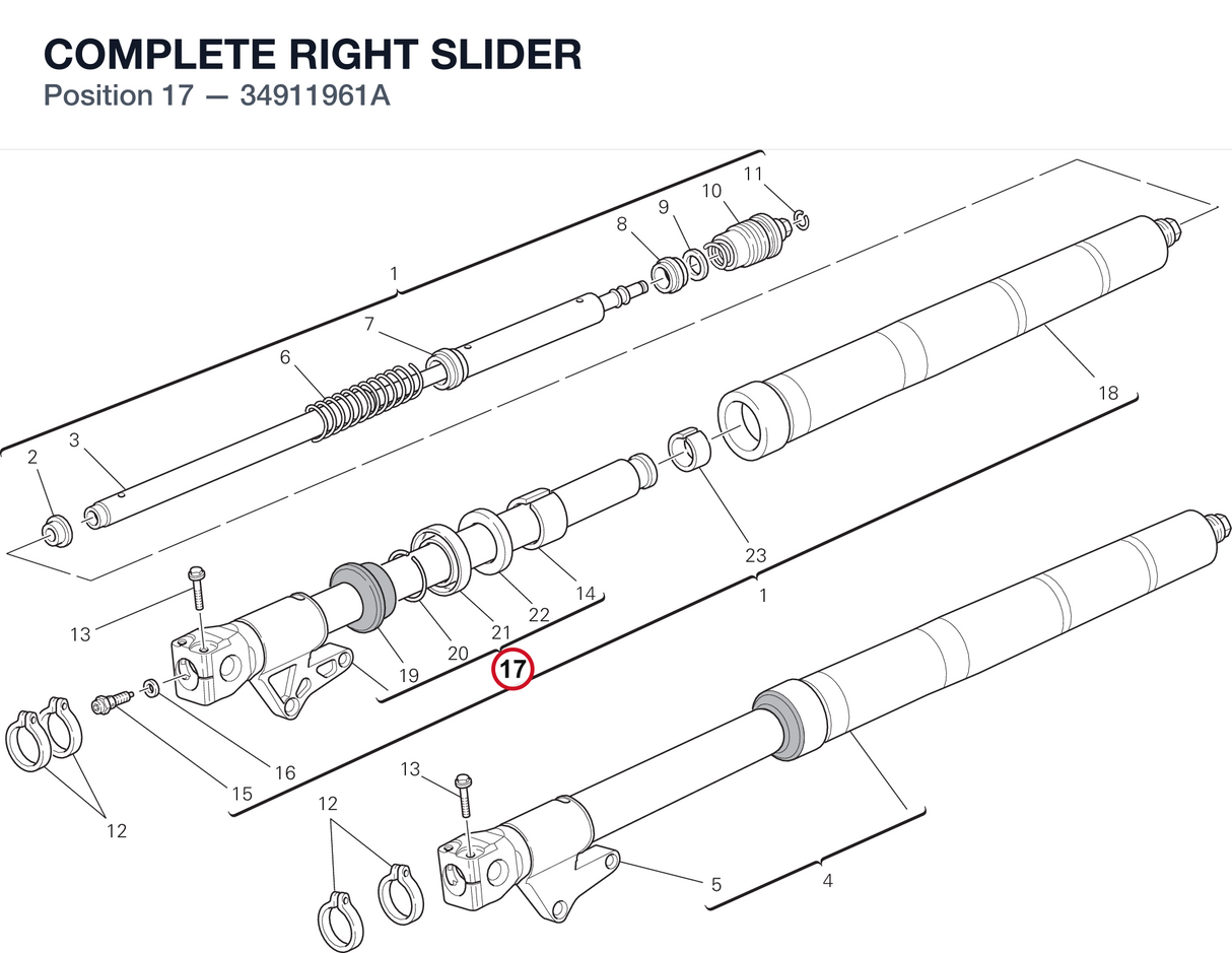 COMPLETE RIGHT SLIDER