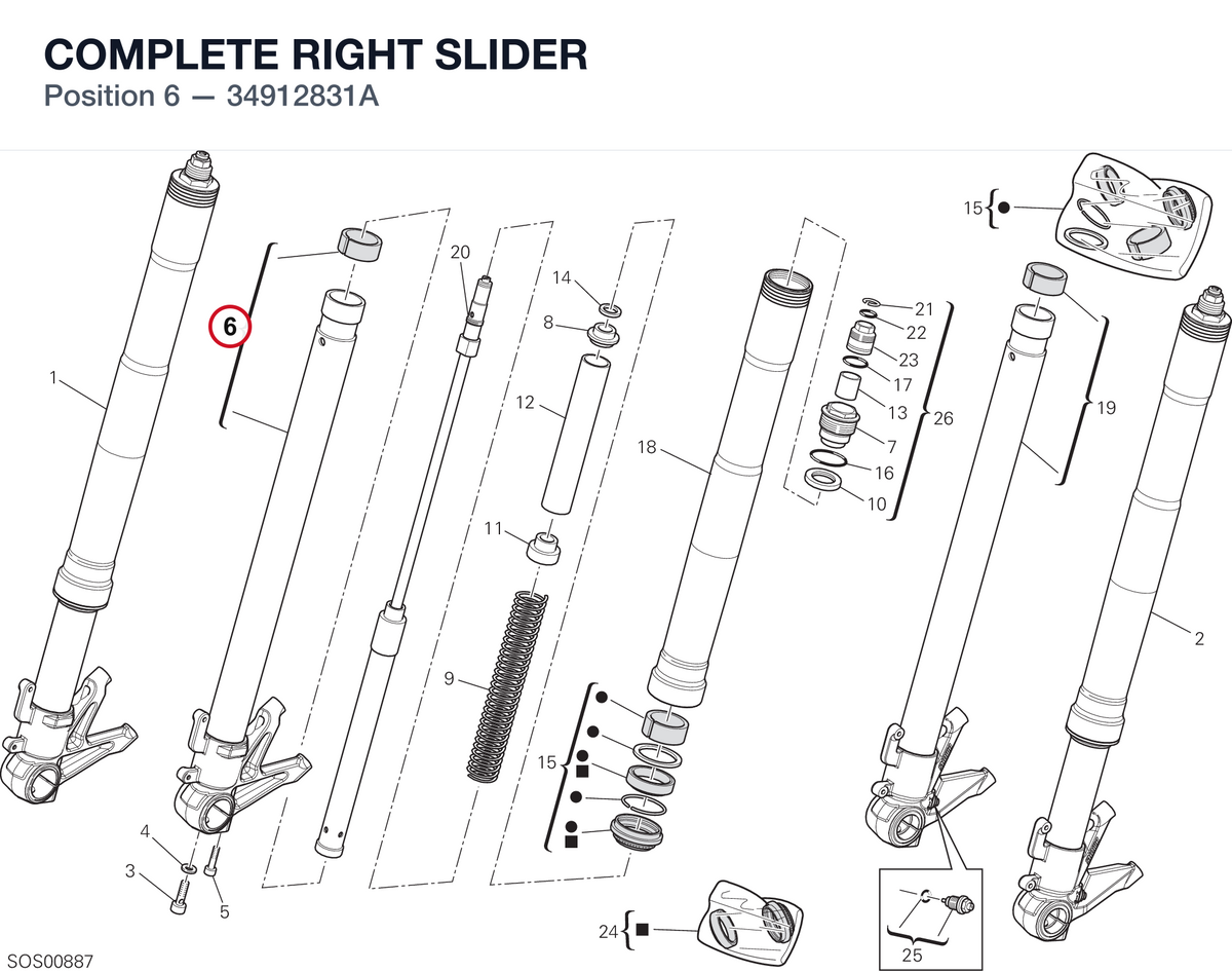 COMPLETE RIGHT SLIDER