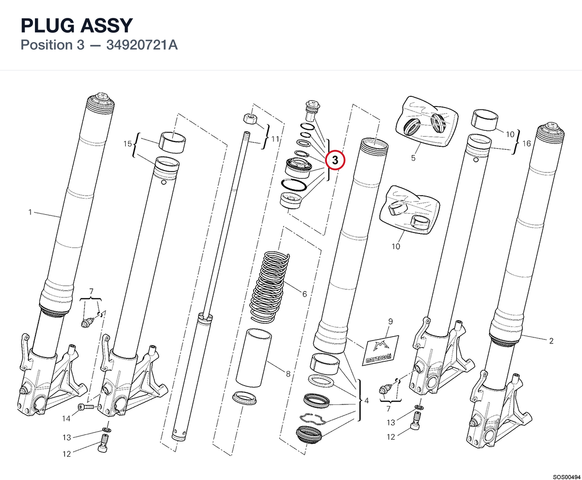 PLUG ASSY 34920721A diagram position