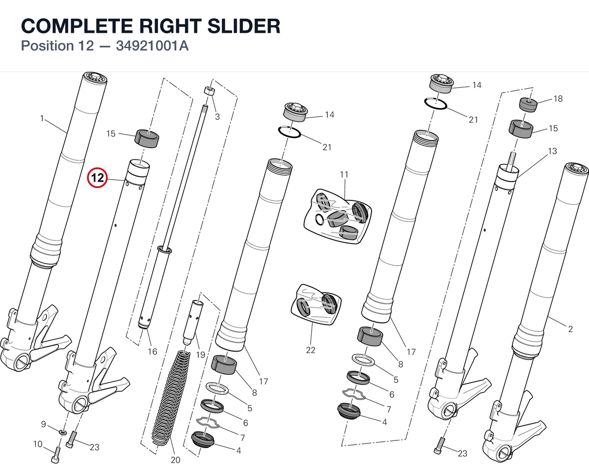 COMPLETE RIGHT SLIDER