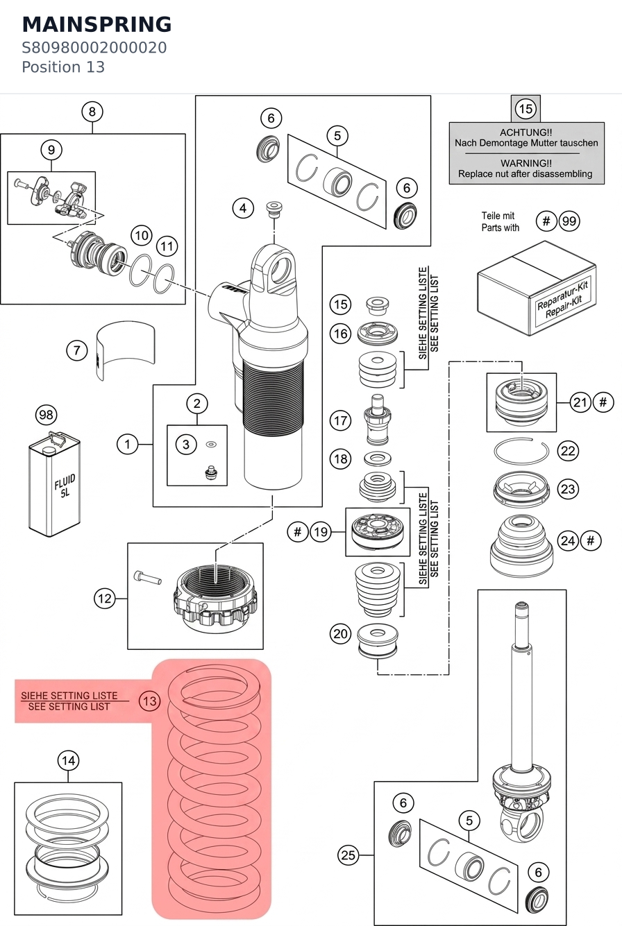 Diagram preview: MAINSPRING (S80980002000020)