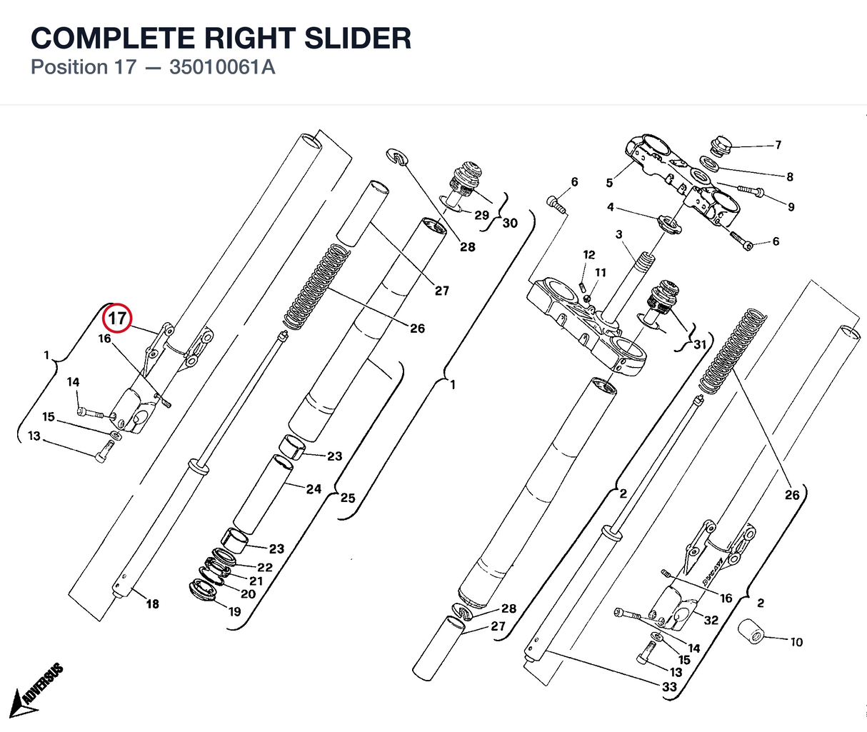 COMPLETE RIGHT SLIDER