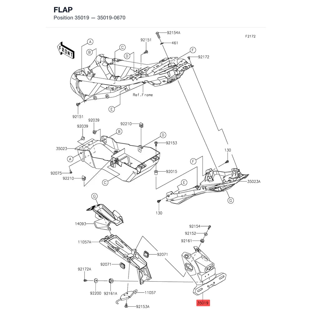Kawasaki OEM – FLAP product image