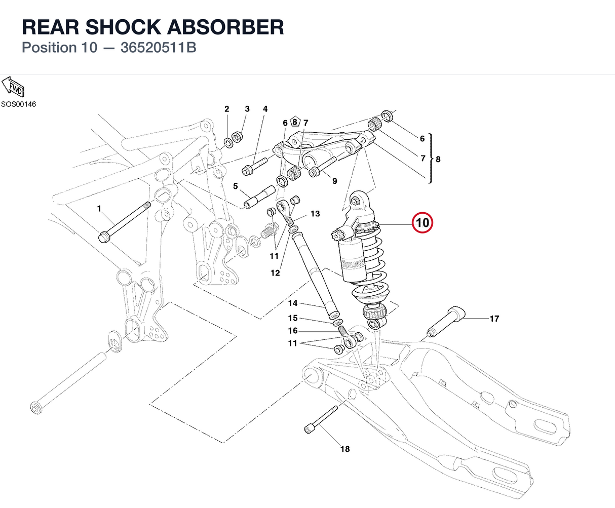 REAR SHOCK ABSORBER