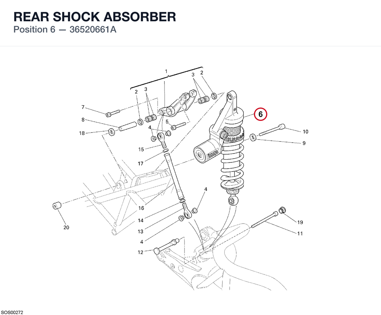 REAR SHOCK ABSORBER