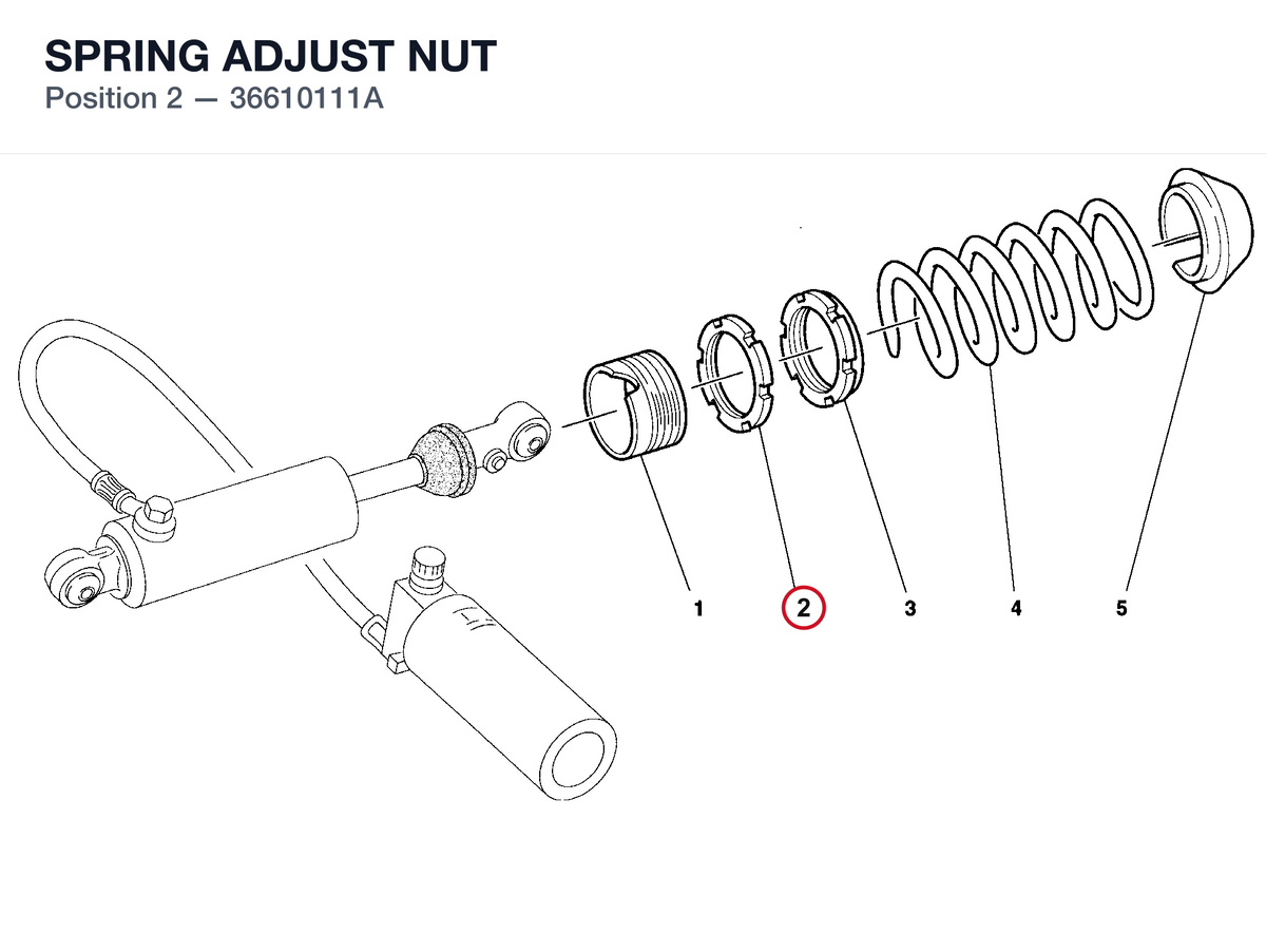 SPRING ADJUST NUT