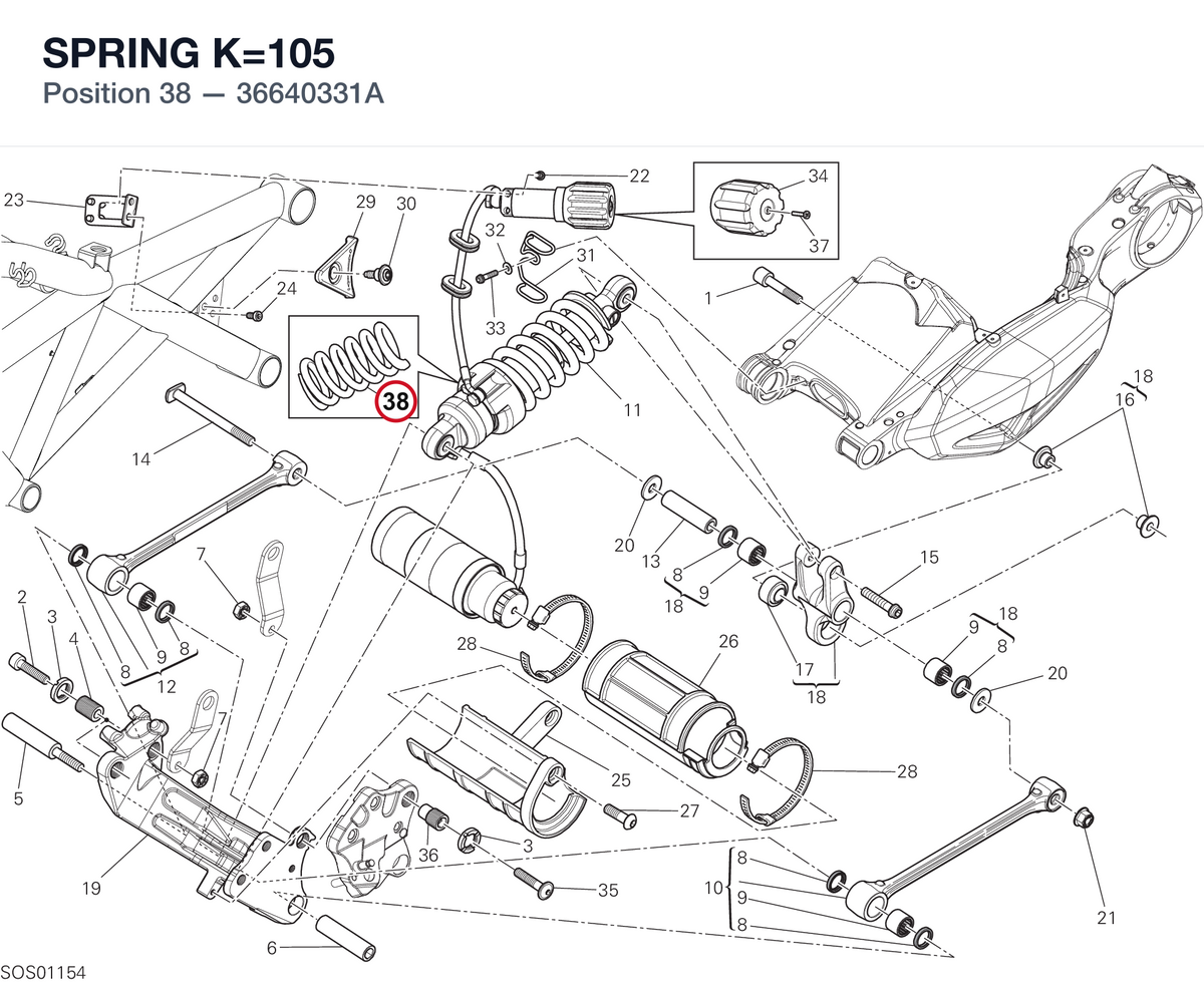 SPRING K=105