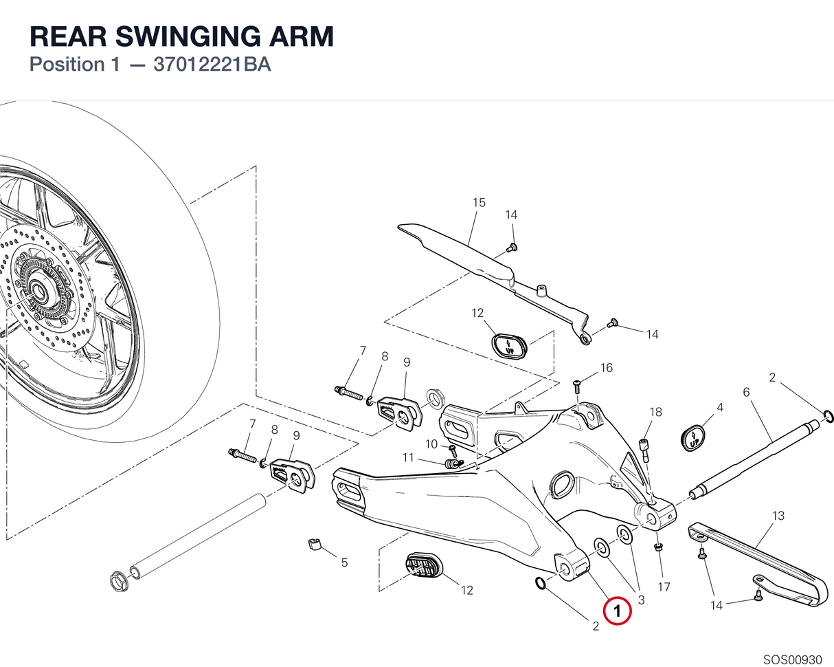 REAR SWINGING ARM