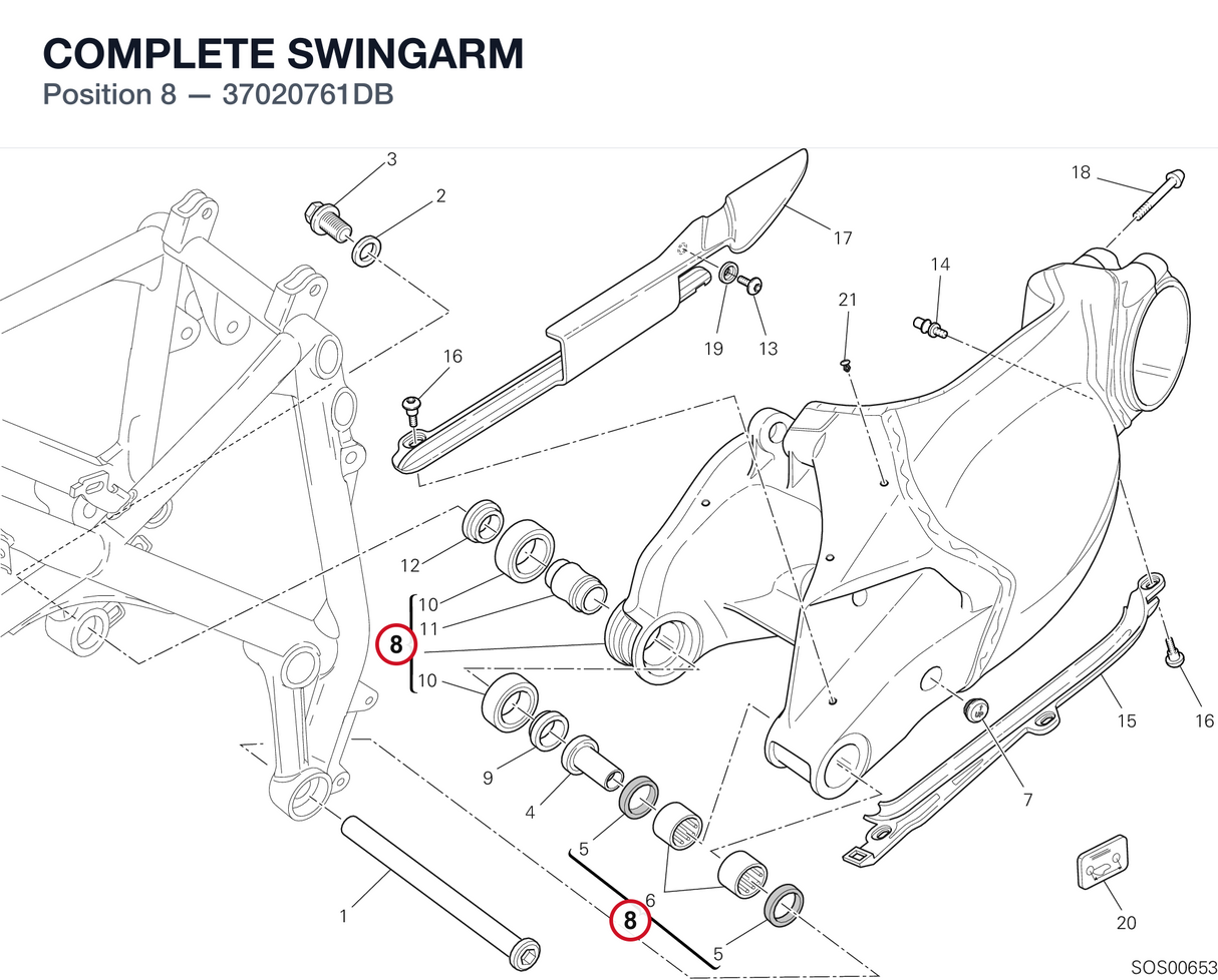 COMPLETE SWINGARM