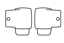 Rac.Gogg.Roll-off Replac.Canis.50mm(set) product image