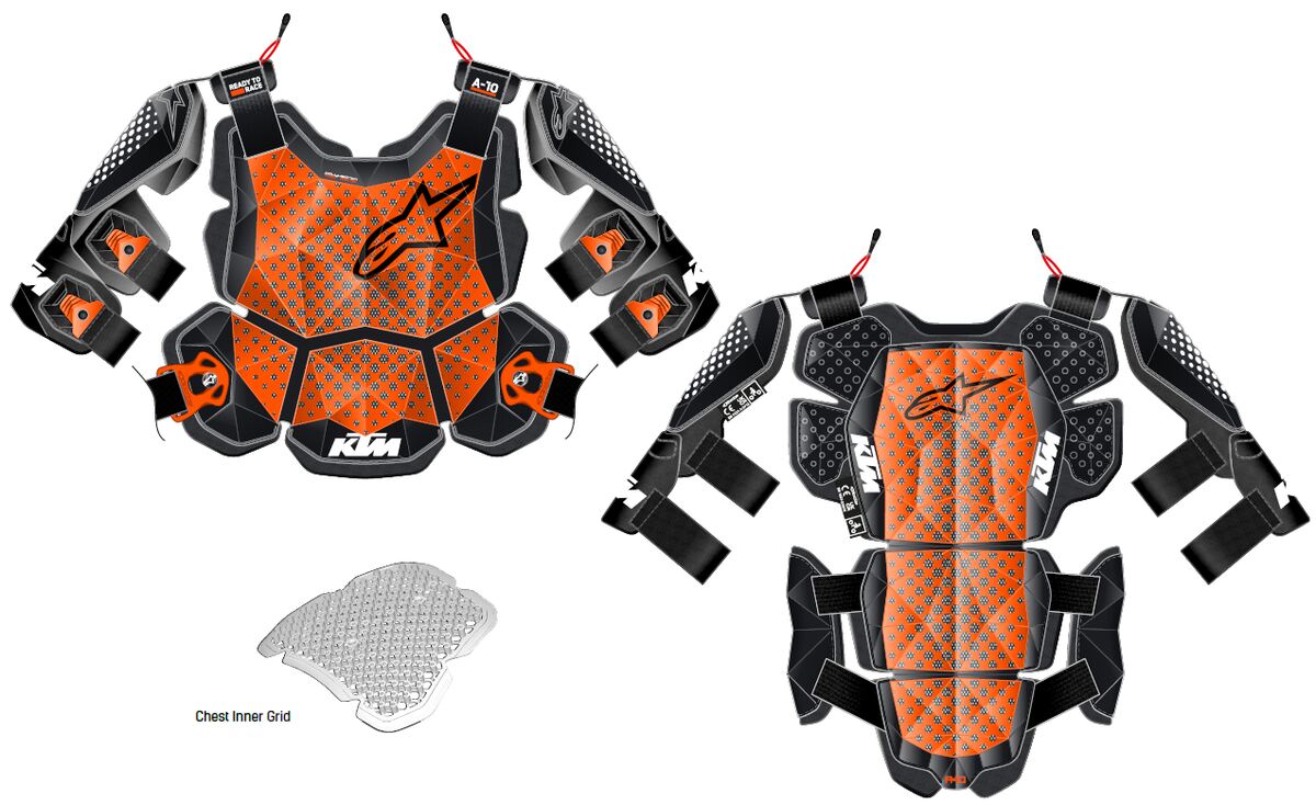 A-10 V2 FULL CHEST PROTECTOR XS/S product image