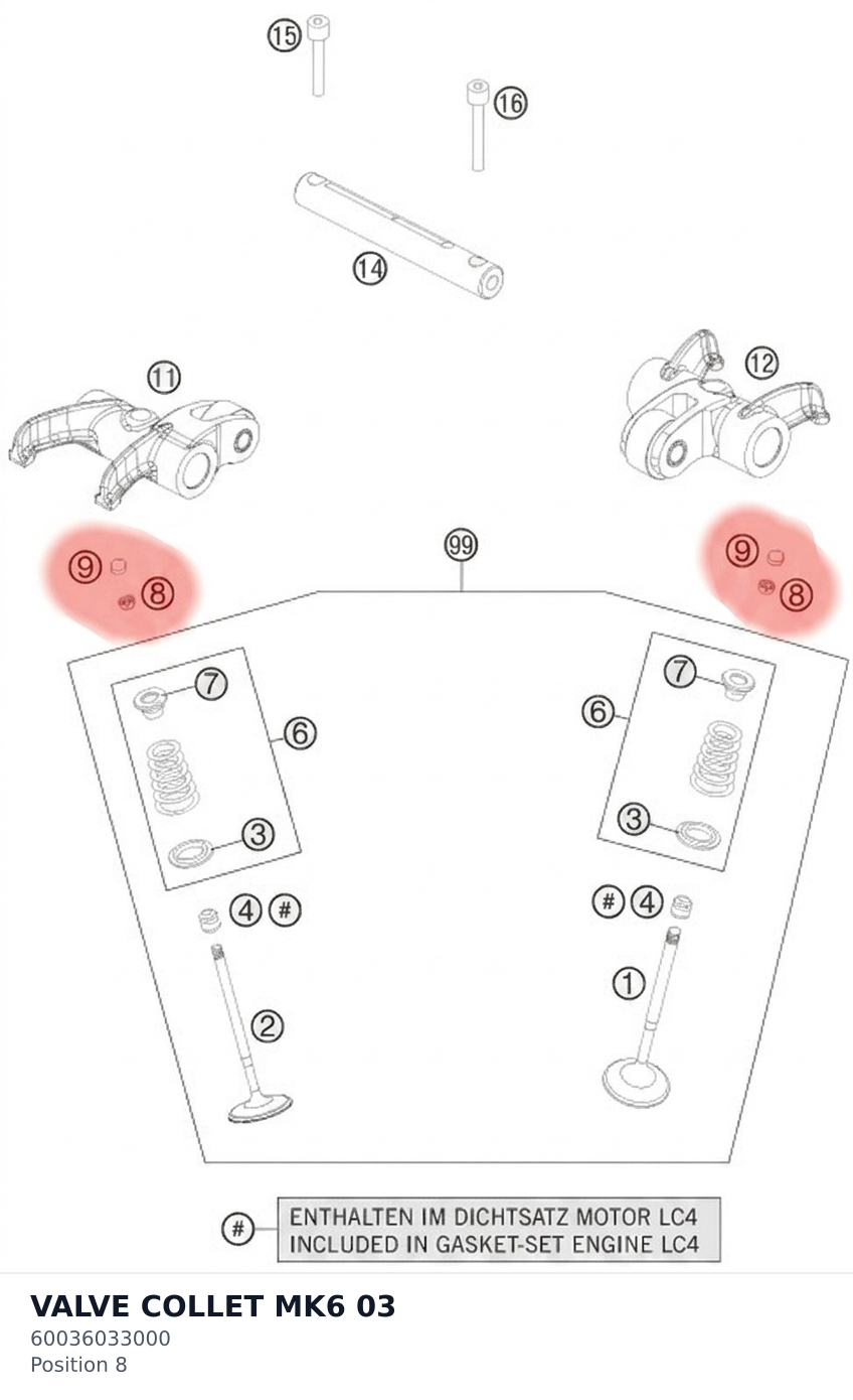 Diagram preview: VALVE COLLET MK6 03 (60036033000)