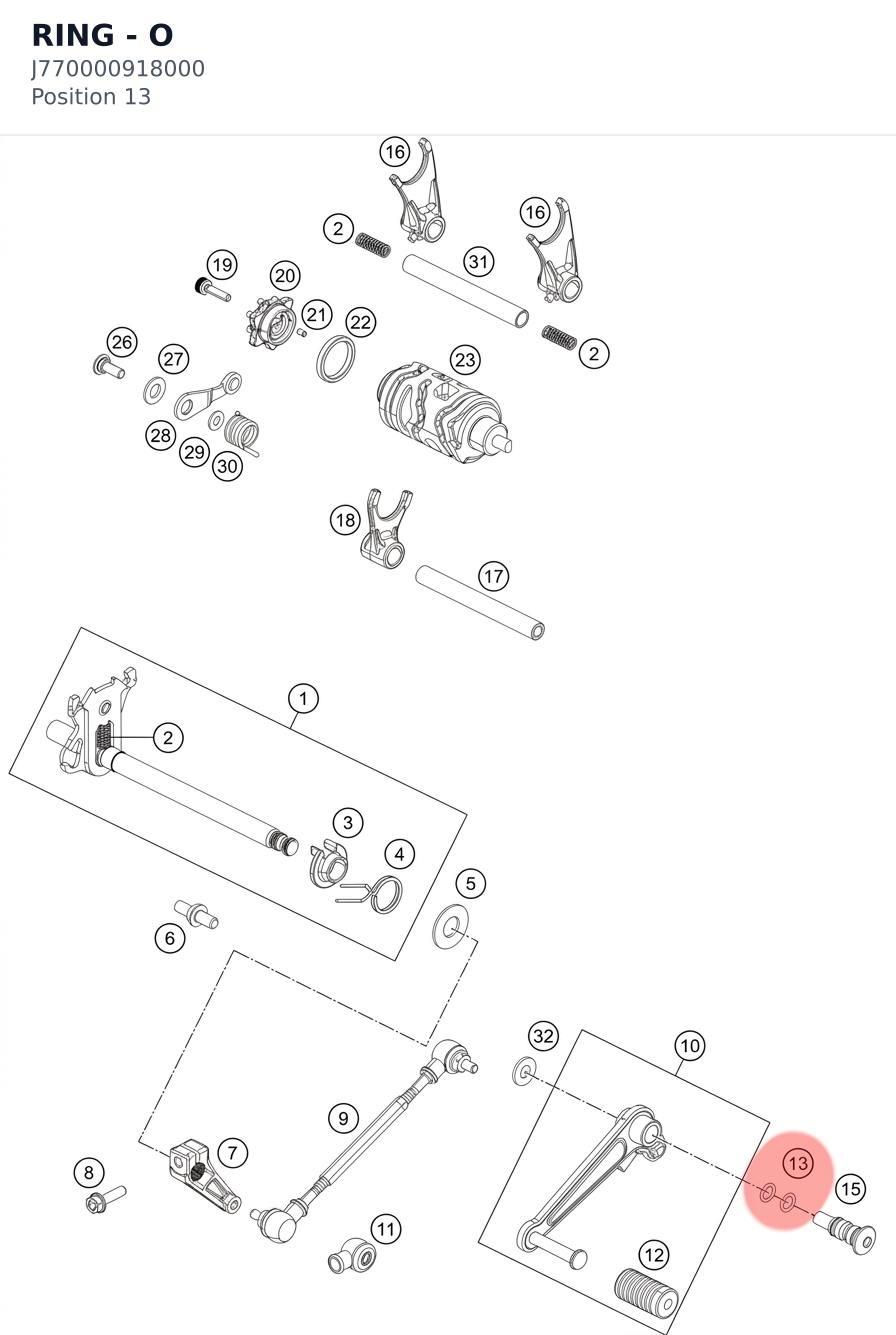 Diagram preview: RING - O (J770000918000)