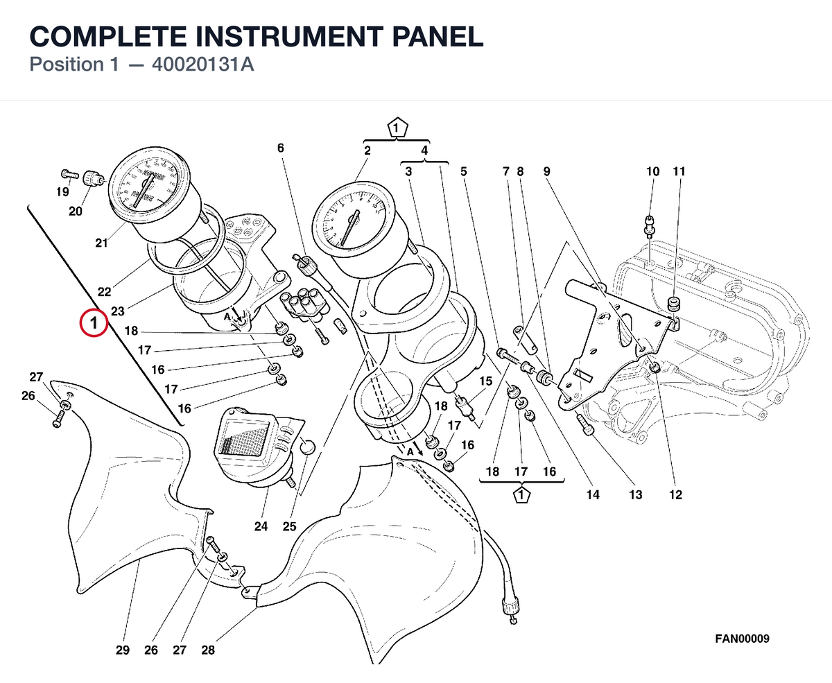 COMPLETE INSTRUMENT PANEL