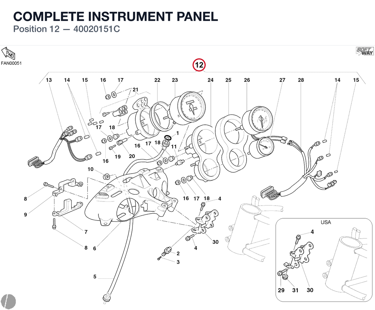 COMPLETE INSTRUMENT PANEL