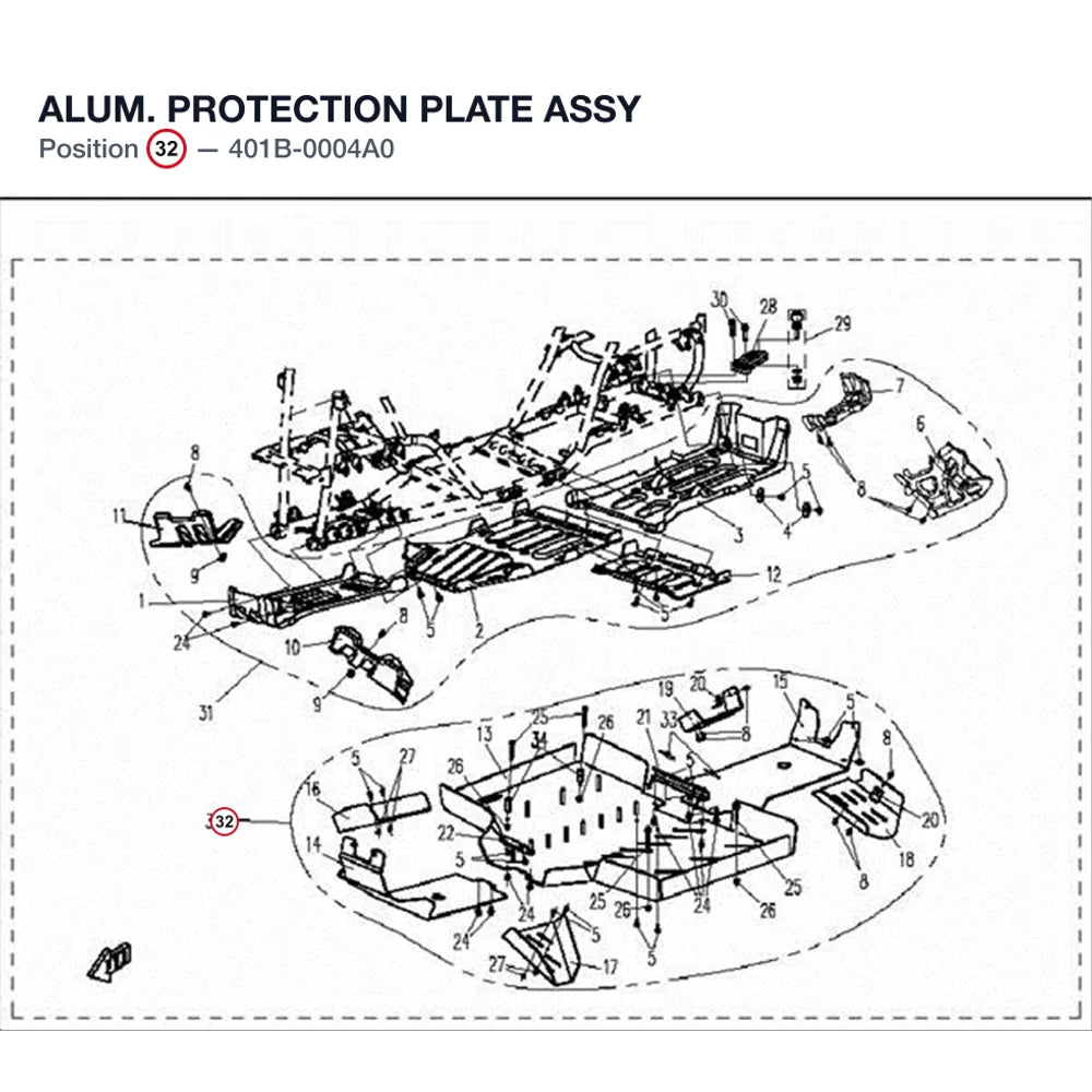 ALUM. PROTECTION PLATE ASSY product image