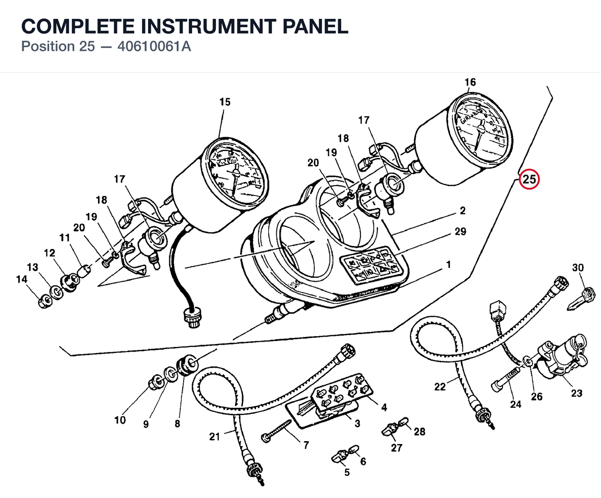 COMPLETE INSTRUMENT PANEL