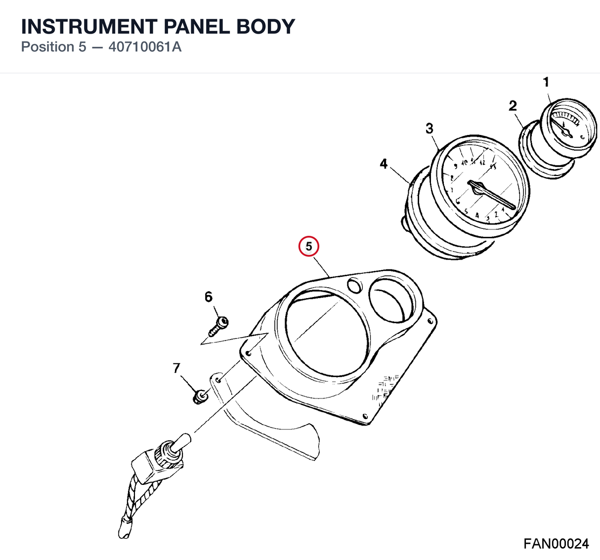INSTRUMENT PANEL BODY