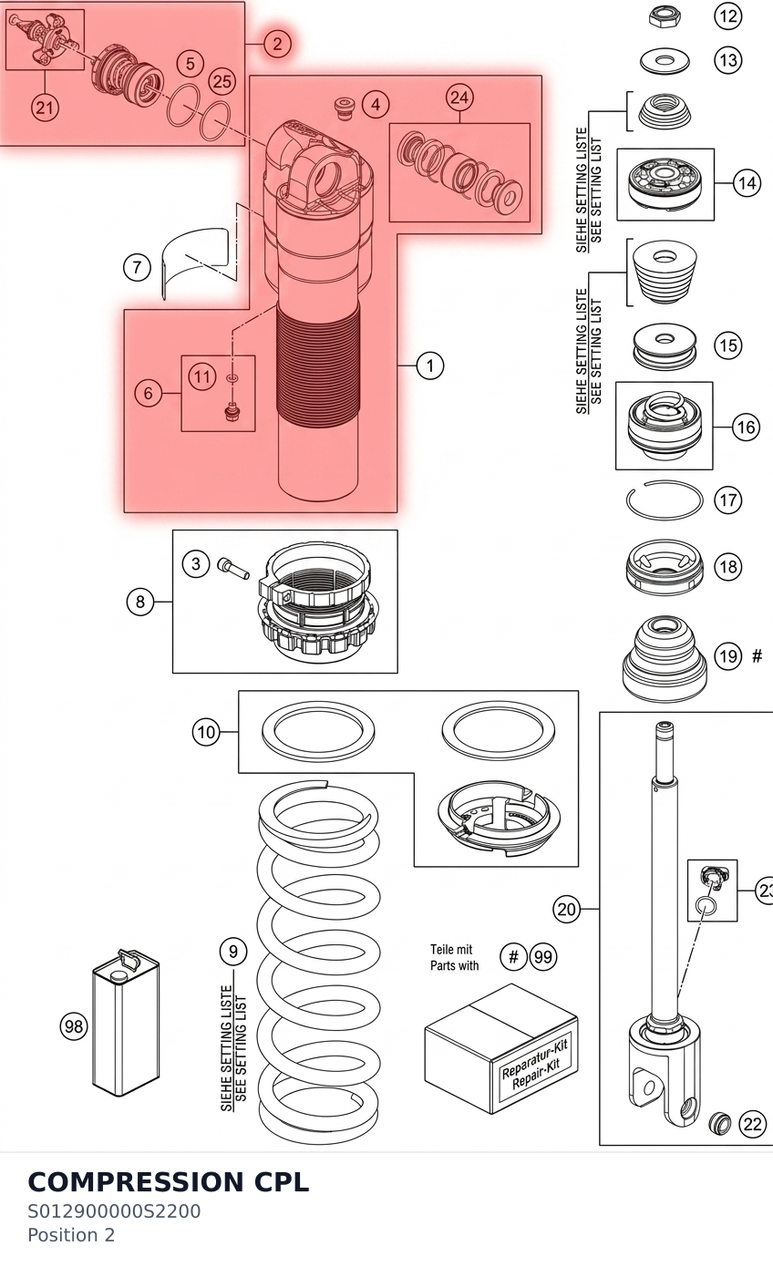 Diagram preview: COMPRESSION CPL (S012900000S2200)