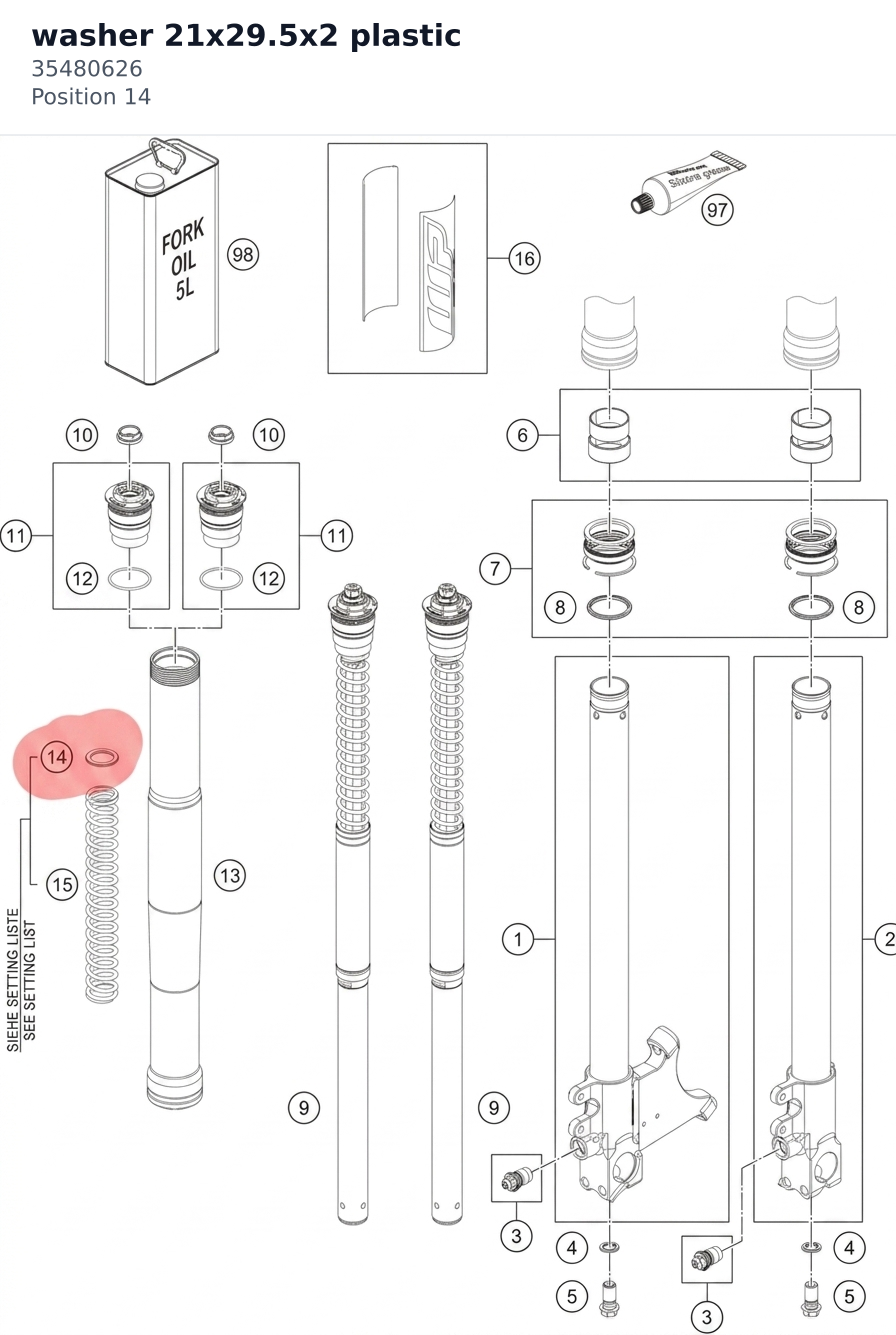 Diagram preview: washer 21x29.5x2 plastic (35480626)