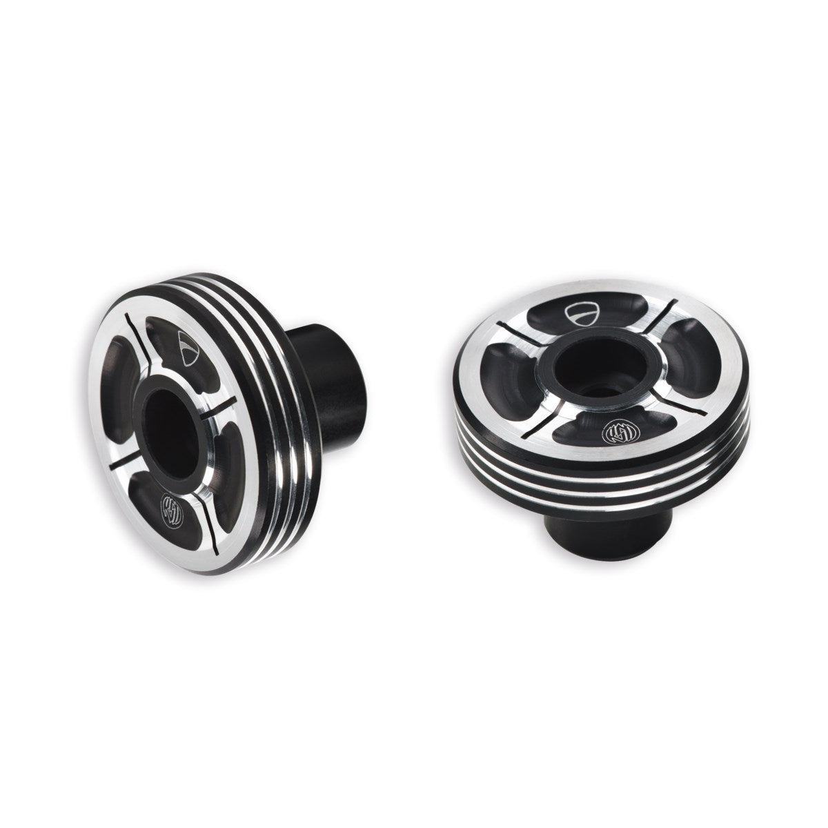 Billet aluminium handlebar balancing weights