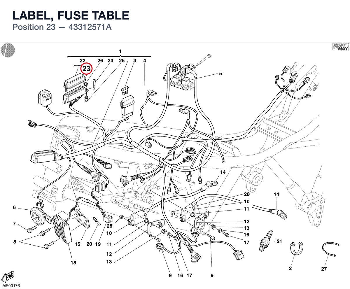 LABEL, FUSE TABLE