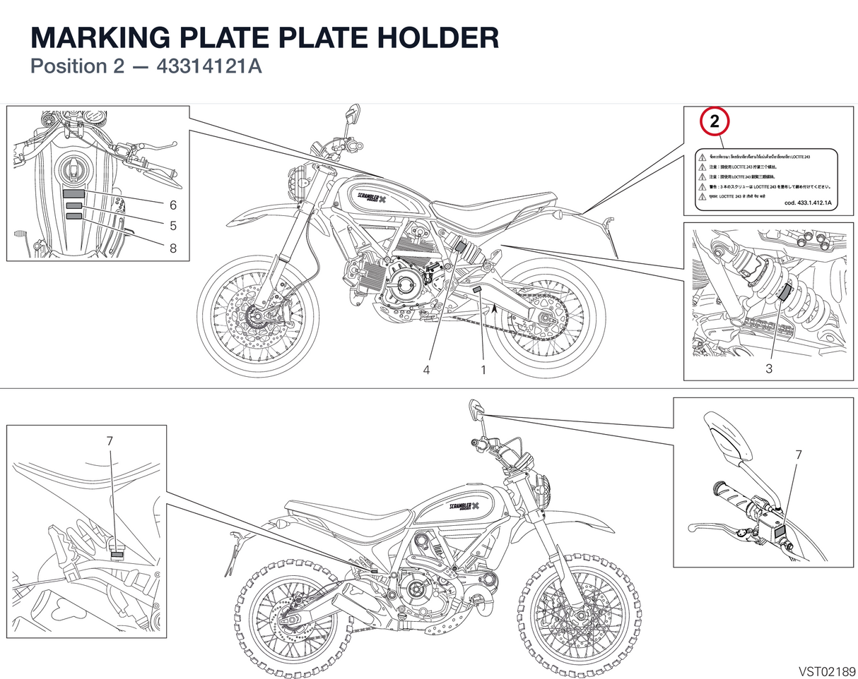 MARKING PLATE PLATE HOLDER