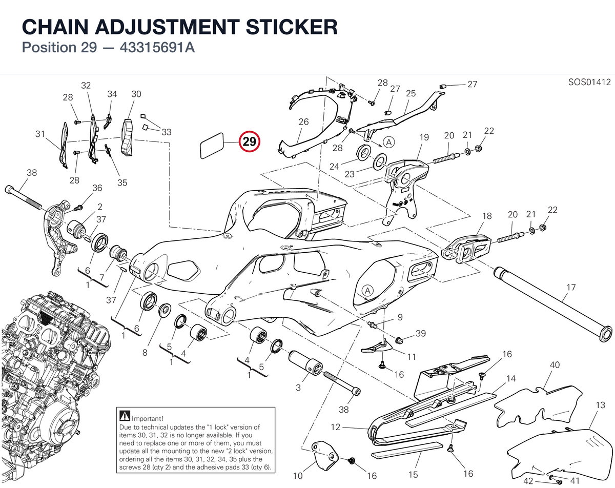 CHAIN ADJUSTMENT STICKER