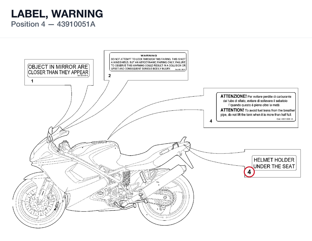 LABEL, WARNING